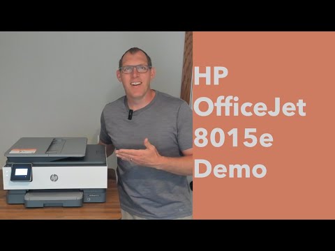 Home Office Printer: HP OfficeJet 8015e Printer Demo