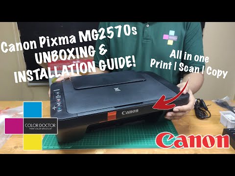 Canon Pixma MG2570s - All in one Print/Scan/Copy - Unboxing & Installation Guide