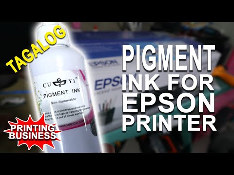 Pigment Ink on New EPSON L121 Printer - Printing Business