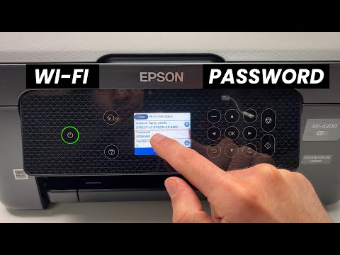 How to Find the Wi-Fi Password of the Epson XP-4200 & 4100 Printer