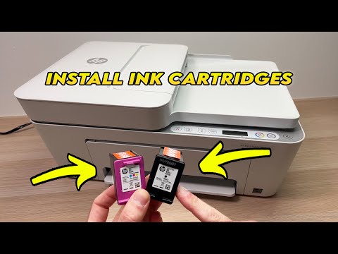 HP Deskjet 4155e & 4100 Series Printer : How to Install & Replace Ink Cartridges