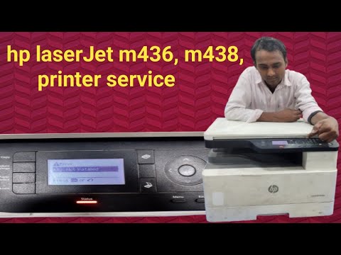 HP mfp 436 service - Remove the drum unit on the LaserJet M436, M443, M433, M42528 printer