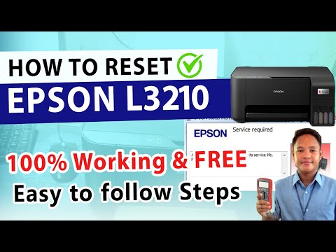 HOW TO RESET EPSON L3210