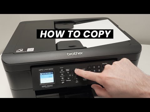 How to Copy Using the Brother MFC-J1010DW & J1012DW Printer