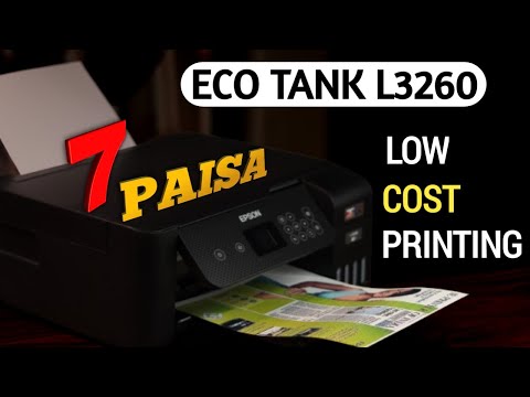 Epson EcoTank L3260 Printer Unboxing Setup and Review