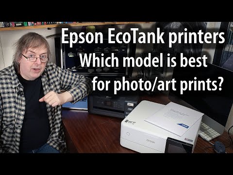 Making sense of Epson EcoTank printer models for photos, art & card printing, Which models do what?