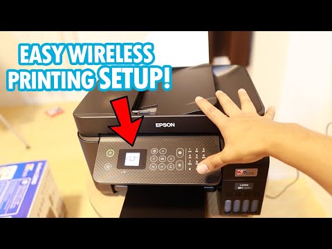 How to setup Wireless Printing Quick and Easy! Epson L5290