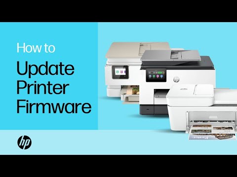 Update Printer Firmware / HP Printers