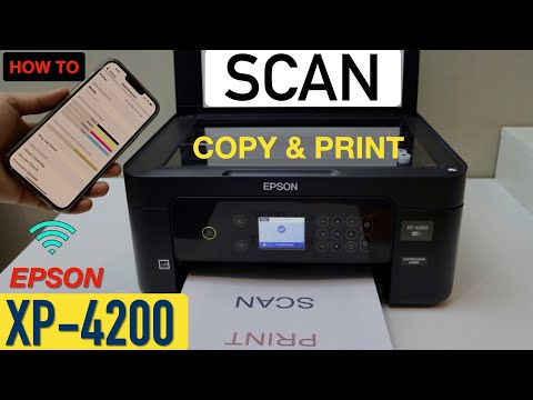 Epson XP 4200 Copy, Wireless Scanning & Printing Tutorial