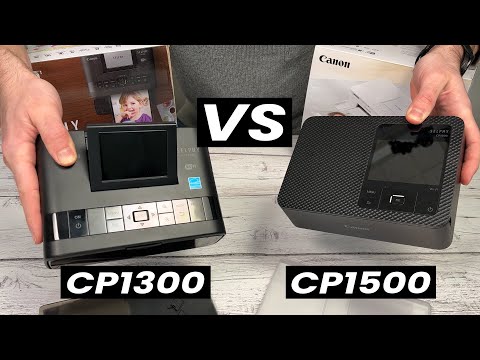 Canon SELPHY CP1300 vs CP1500 Photo Printer