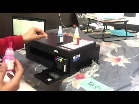 Brother DCP-T420w printer unboxing and setup / installation