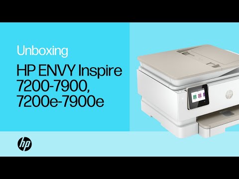 Unbox and Set Up HP ENVY Inspire 7200, 7200e, 7900, 7900e AiO Printers