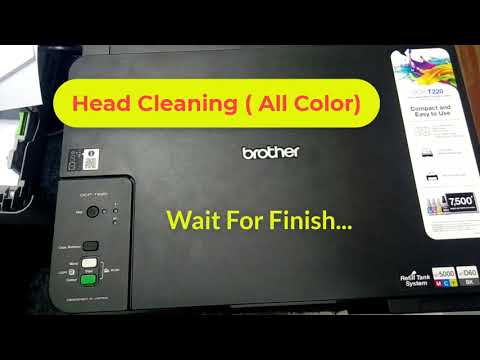 How To Head Clean (All Color) Brother DCP-T220/DCP-T420W