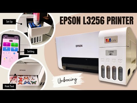 Unboxing the Best Printer Epson Ecotank L3256 / How to Set Up