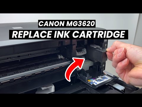 Canon PIXMA MG3620 Printer: Installing Ink Cartridges