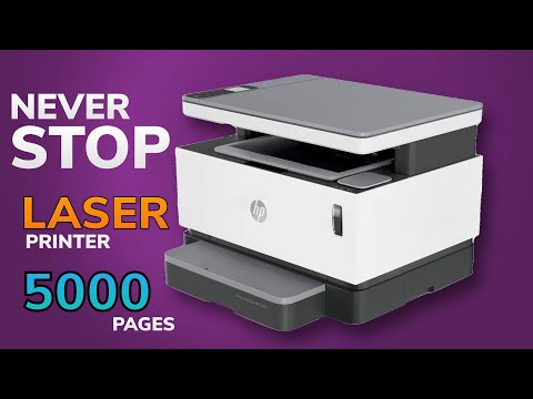 HP Neverstop Laser 1200W All in One wireless printer, World’s First Toner Tank with easy reload