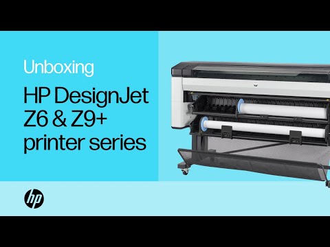 Install HP DesignJet Z6 & Z9+ printer series