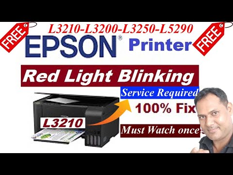 How To Reset Epson L3210 Printer Free 100%