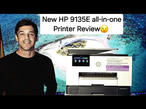 NEW Hp 9135e OfficeJet Pro all-in-one Printer Review Unboxed setup features specs performance &more