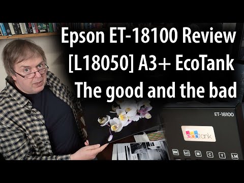 Epson ET-18100 printer review [L18050] A3+ ink 13" ink tank printer. Features and capabilities