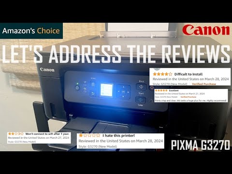 Canon Pixma G3270 Wireless Inkjet Printer, Quick Review, Setup, Installation Canon Printer