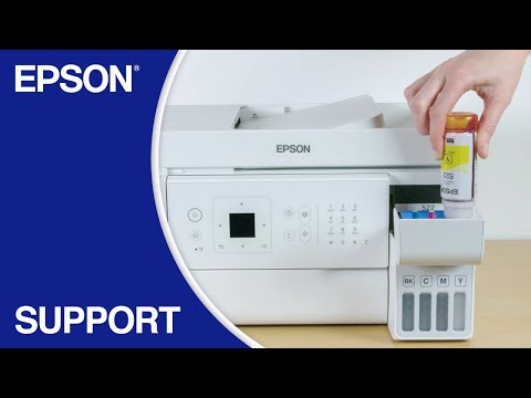 Epson EcoTank ET-4810 - Filling the Ink Tanks