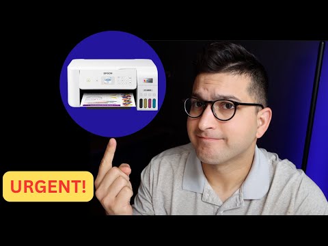 Epson Eco Tank Printer OWNERS! - You Need To Know This - Avoid CLOGS - Maintenance Box Replacement