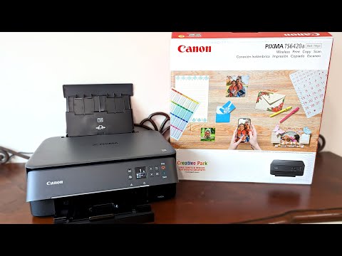 How to setup Canon Pixma TS6420a Printer with Wifi and Wireless Printing