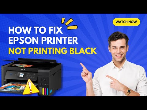 How To Fix Epson Printer Not Printing Black?