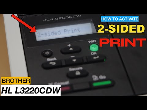 Brother HLL3220cdw Enable 2-Sided Print (Default 2-Sided Printing Activation)