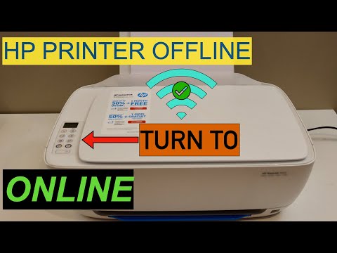 HP Printer Offline How To Turn It Online?