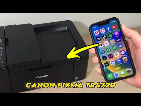 Connect iPhone to Canon PIXMA TR4720 Printer Over Wi-Fi FULL SETUP