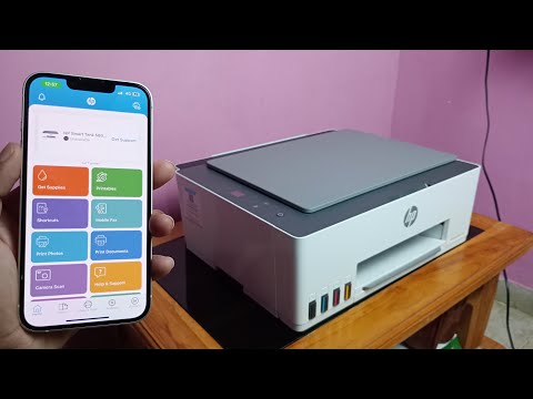 How To Connect Hp Smart Tank 580 Printer With Mobile - iPhone