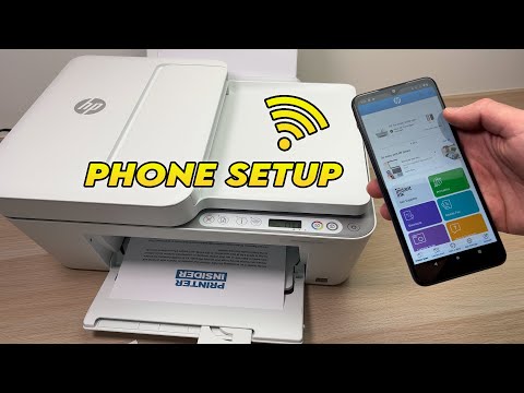 HP Deskjet 4155e Printer: Setup to a Phone - Android & iPhone