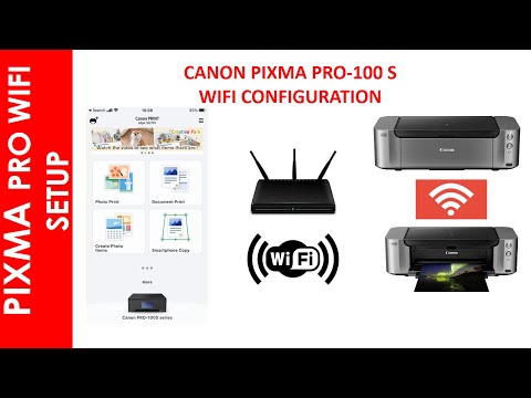 CANON PIXMA PRO-100 S WIFI SETUP