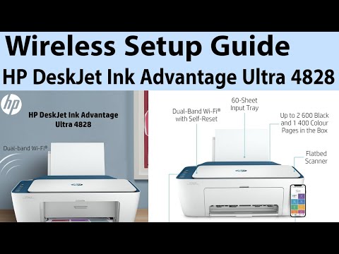 Wireless Setup Guide HP DeskJet Ink Advantage Ultra 4828 Printer