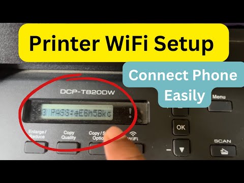 Brother Printer Wifi Setup / How to connect Printer to phone or laptop