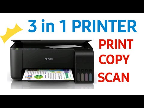 How to Print, Scan and Copy Using Epson L3210 Ecotank Printer