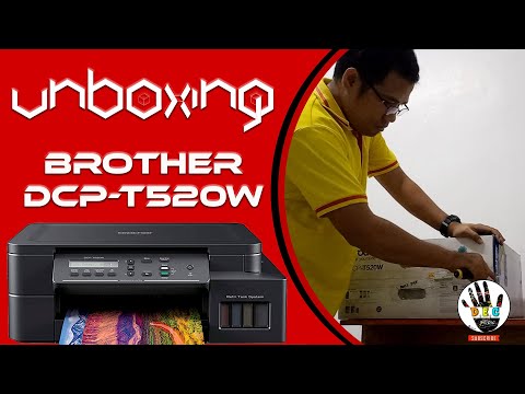 Secrets of the Brother DCP-T520W Printer Revealed - Unboxing & Full Setup Tutorial