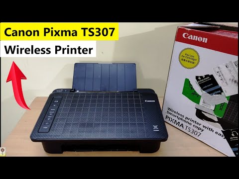 Canon Pixma TS307 Wireless Single Function Inkjet Printer Unboxing