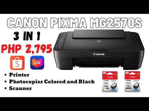 CANON PIXMA MG2570S - Full Unboxing, Set Up, Installation,Driver,Printer, Photocopy and Scanner Test