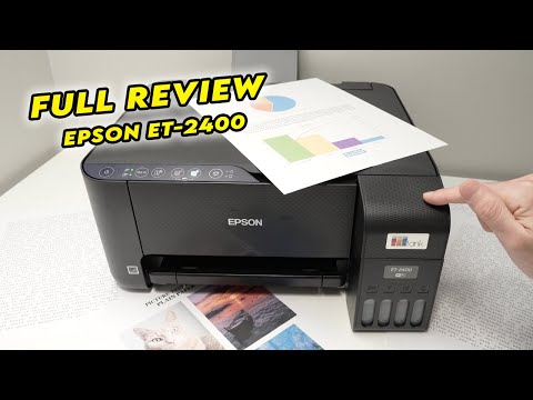 FULL REVIEW: Epson EcoTank ET-2400 Printer