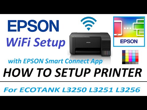 How to connect Epson printer to Wi-Fi - quick guide for Epson Ecotank L3250 L3251 L3256