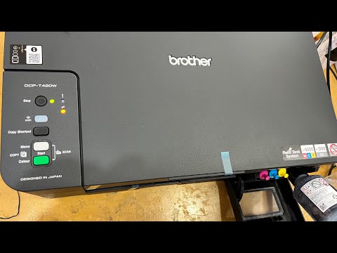 How to setup Brother DCP-T420W