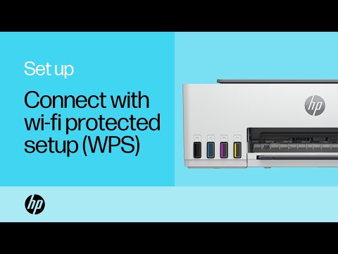 How to connect an HP printer to a wireless network using Wi-Fi Protected Setup