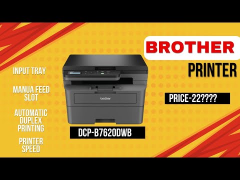 Brother DCP-B7620DWB Unboxing And Review / Automatic Duplex Printing / Brother 7620-DW printer