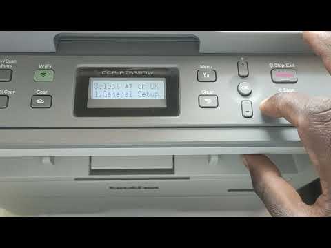 How To Reset Brother Printer DCP-B7535DW Drum Error Clear/ Drum Rese