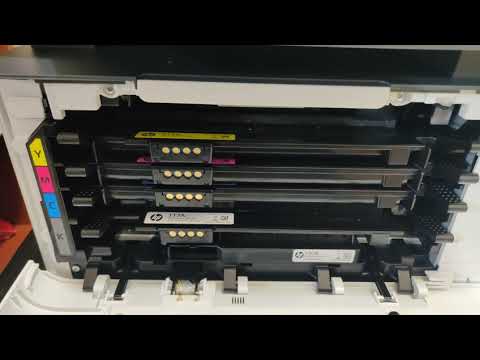 HP Color Laser Printer MFP 178nw Quick Overview and Copy Sample