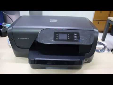 Printer HP OfficeJet Pro 8210 First Use