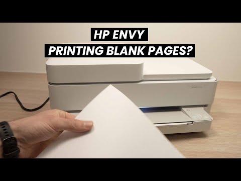 How to Fix HP Envy Printer Printing Blank Pages